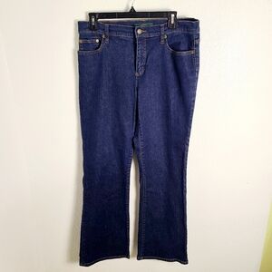 Lauren Ralph Lauren Classic Bootcut Bluejeans, Size 10